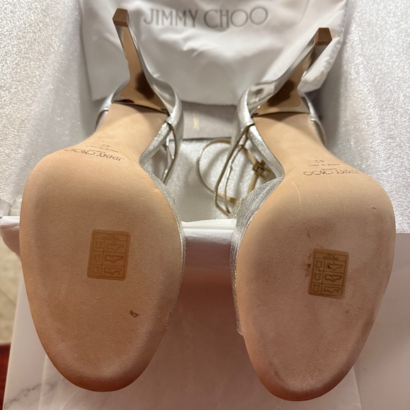 JIMMY CHOO Lance 100 mm in Champagne EU 42 (US 12) - Picture 7 of 7